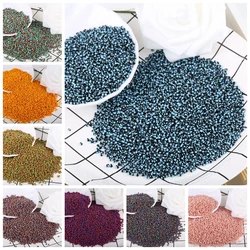 1000pcs/lot 2mm Two-color Beads Round Hole Glass Seed Beads Crystal Tricolor Beads For Jewelry Making Necklace Handmade DIY