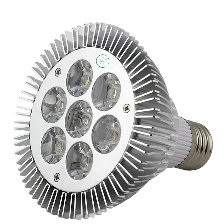 Dimmable Led bulb spotlight par30  AC85-240V 7x2W 14W led bulb  E27 LED Lighting Spot Lamp  downlight