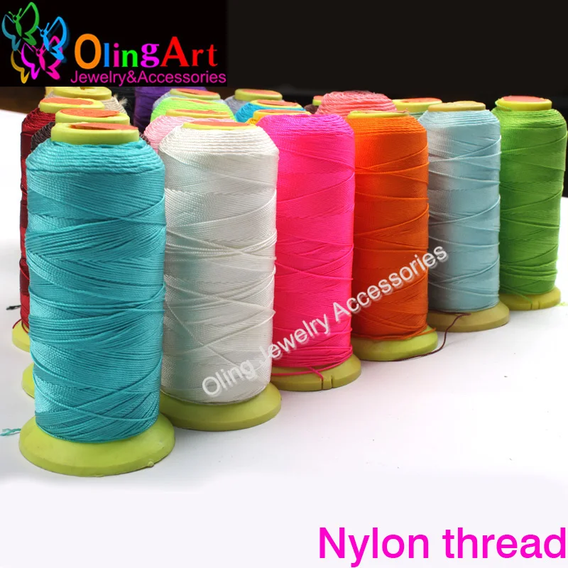 OlingArt 0.3MM 700m Mixed multicolor options Nylon Thread line/wire/rope women choker earrings Bracelet necklace jewelry making