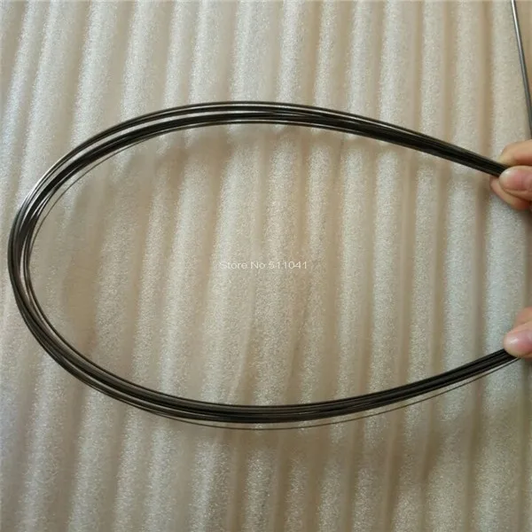 finest  Nitinol wire  diameter 50 micrometer,super elastic niti wire for  textile fabric,high breaking strain niti wires