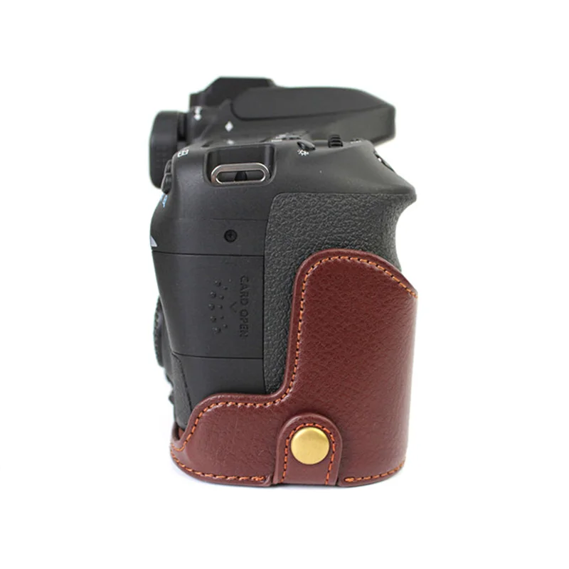 Camera pu leather Bag Body Case For Canon EOS 550D 1100D 1200D 1300D 1500D 2000D 4000D 3000d Rebel T6 T7 Protective sleeve box