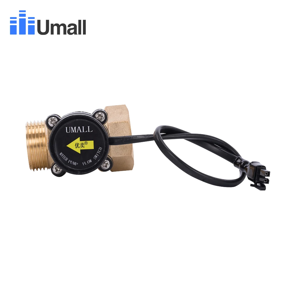 HT800 One 1 Inch Water Pump Flow Sensor Switch Liquid Booster Solar Heater Brass Magnetic Pressure Automatic Control Valve Part