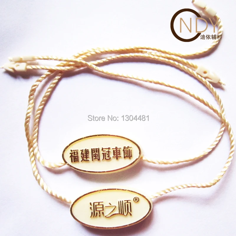 Bids Received Hanging Tablets Rope Customize Line Clothes Hanging Tablets Woven Label Customize