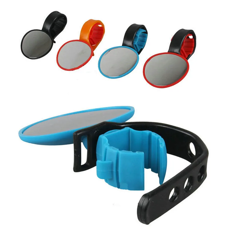 Bicycle Rearview Mirror Rotatable 360 Degree Handlebar Rearview Mirror Adjustable Handlebar Rear View Mirrors for Bicycle Mounta