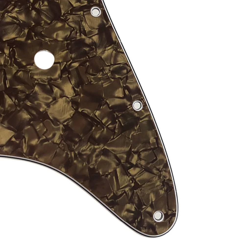 Pleroo Guitar Parts - For USA\\ Mexico Fd Strat ST Blank Pickguard 11 Hole US Spec Strat With Bridge Humbucker