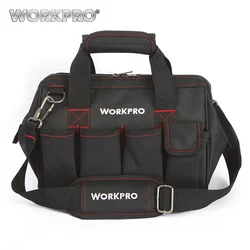 WORKPRO 12-Inch/30cm Tool Bag Waterproof Electrician Bag  Multifunctional Bags for Travel Bags