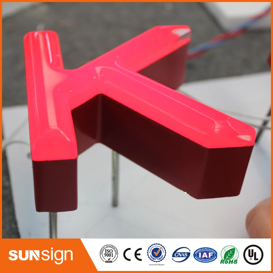 Populaire Ontwerp Outdoor Rgb Frontlit Letters En Borden