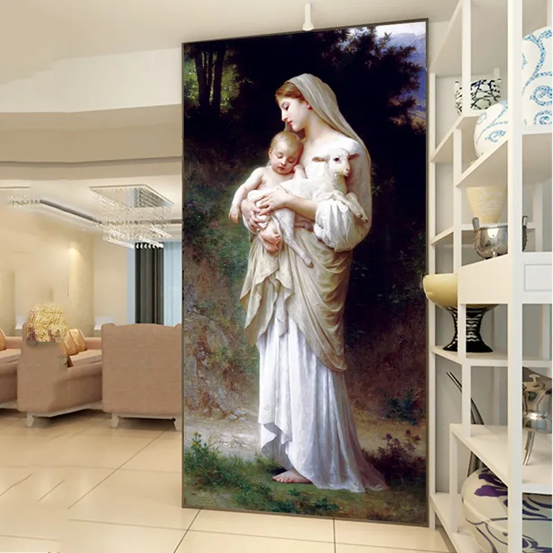 Western Virgin Mary 5D Diamond Painting Full Of Drilling Living Room New Style Cross Stitch Diamond Paste Diy Hanging Paintings