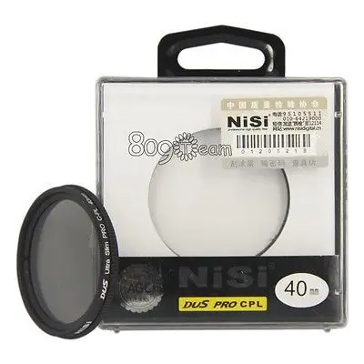 40mm Slim Circular Polarising CPL Filter for Fujifilm Fuji X10 X20 Fujifilm X-10 X-20 Ultra thin 40 mm Lens Polarizer