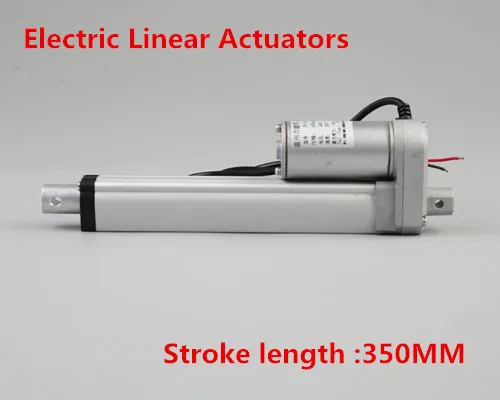 2PCS 12V DC 350mm  Stroke Linear Actuators 1500N/150KG 6mm/s Max Lift Load Linear Motor for Electric Bed 330lbs