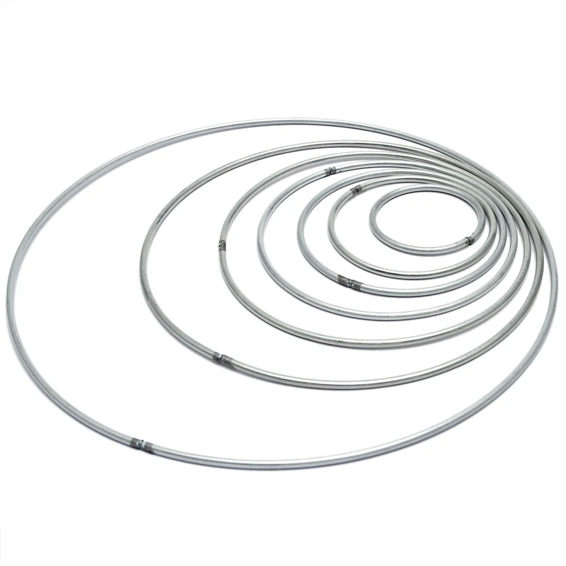 10 sztuk 35-200mm łapacz snów Reve koło pierścienie ustalenia wiszące okrągłe cercle metalowe wlać attrape reve netto biżuteria DIY