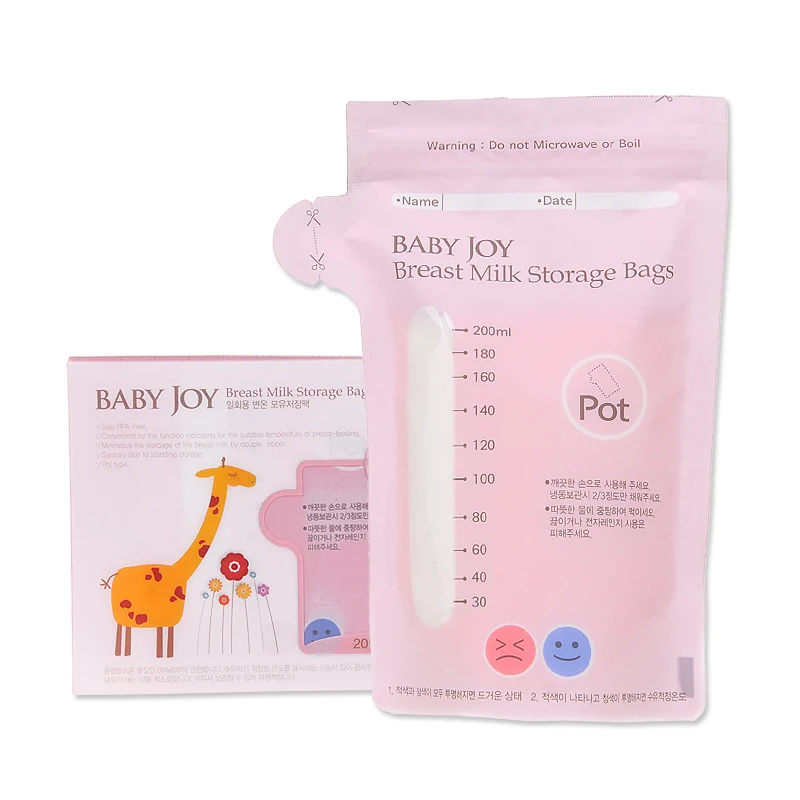 Baby Food Storage Bag Breast Milk Storage Bags Easy-Pour Pump Accessory Milk Breastmilk Save In Freezer 100ml/180ml/200ml