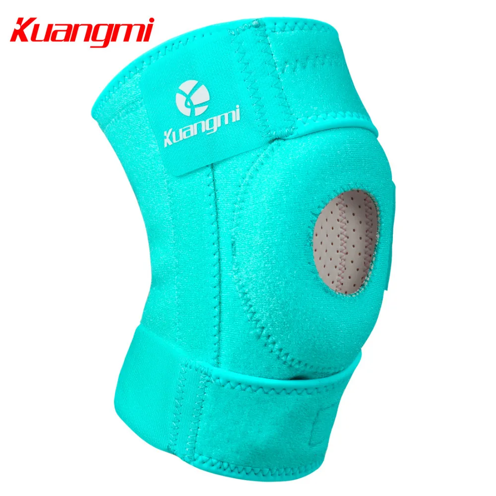 Kuangmi 1PCS Knee Brace Support Open Patella Stabilizer Protector Kneepad Sleeve Safety Guard Strap for Arthritis Meniscus Tear