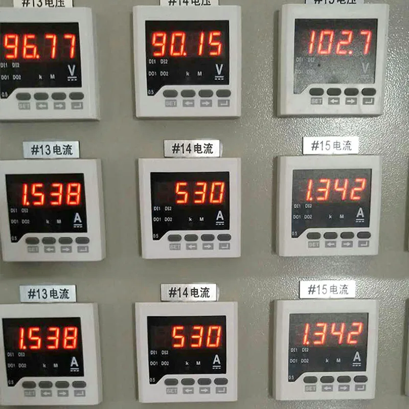 various dimensions digital DC voltage panel meter digital voltmeter digital number display DC V meter instrument