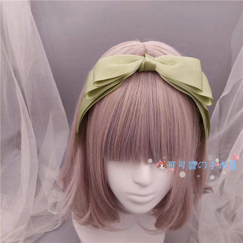 Basic simple lolita bow hair hoop KC Japanese sweet sweet heart hair hair tiara headband headwear