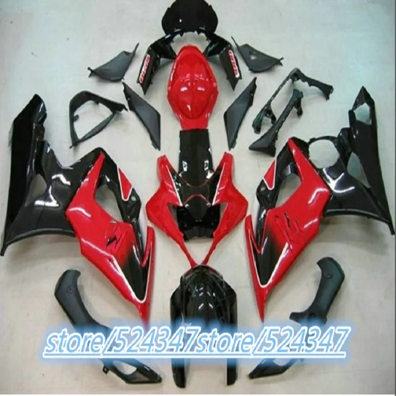 FOR Injection GSXR1000 K5 05-06 05 06 RED BLACK GSX R1000 GSXR 1000 2005 2006 RED GSX-R1000 K5 Fairings for Suzuki-Hey