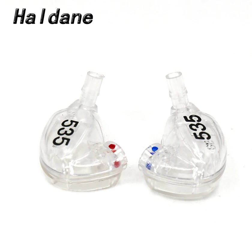 Free Shipping Haldane Repair Parts Housing Shell Crust  For SE535 Noise Sound Isolating Earphones Transparent