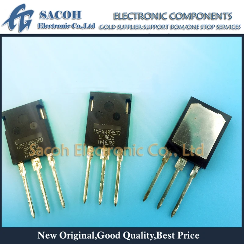 

Refurbished Original 5Pcs/Lot IXFX48N50Q IXFX48N50 OR IXFX48N55 OR IXFX48N60P IXFX48N60Q3 TO-247Max 48A 500V MOSFET Transistor