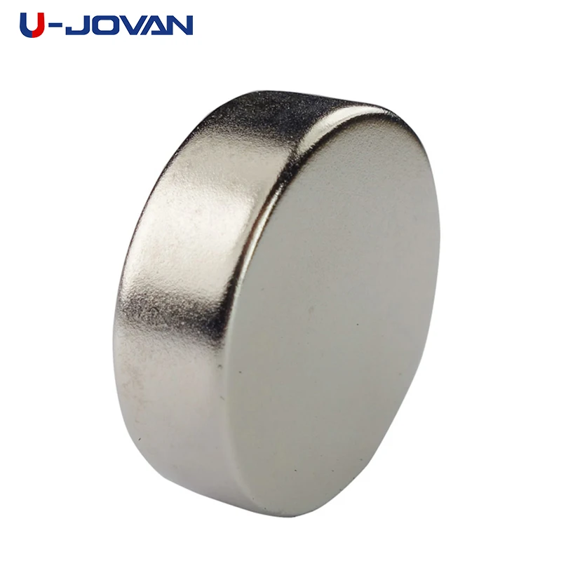 U-JOVAN 2 Piezas 30x10mm N35 Potente Súper Fuerte 30mm x 10mm Imán Permanente Pequeño Redondo Artesanía Imán de Neodimio de Tierras Raras