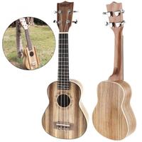 21 Inch Delicate Soprano Ukulele Zebra Wood 15 Fret Four Strings Guitar Ukelele Musical Stringed Instrument