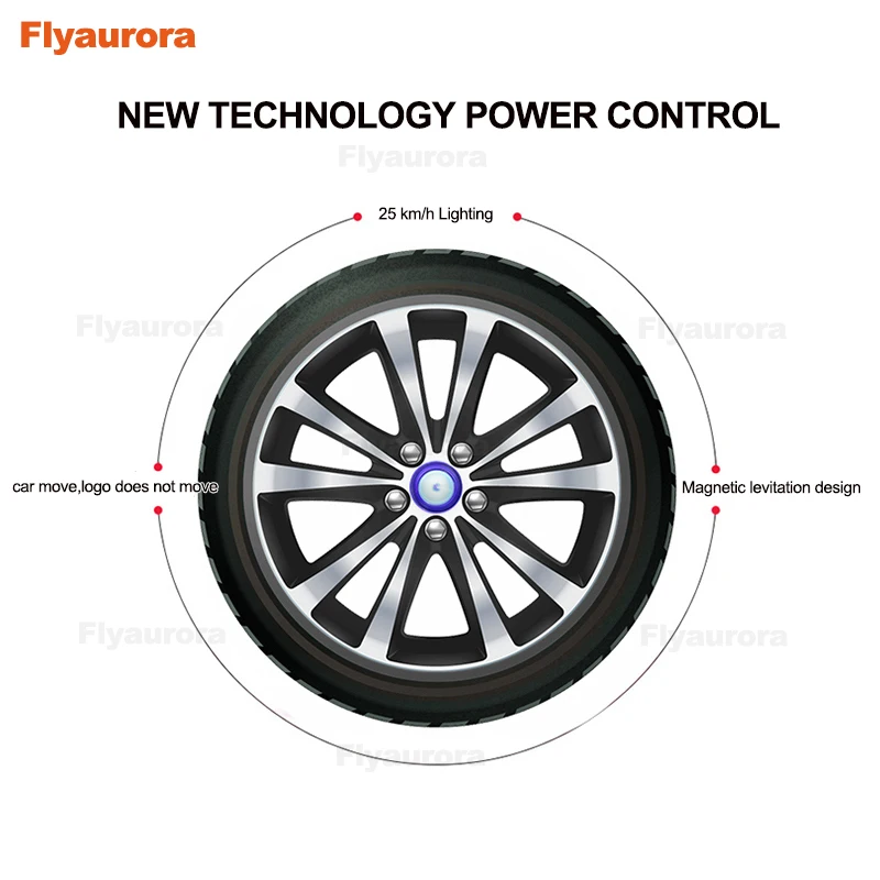 hub cap wheel led Light Floating Wheel Caps Cover CapLighting for Jeep Porsche Jaguar Land Rover Volvo Cadillac Infiniti Lexus