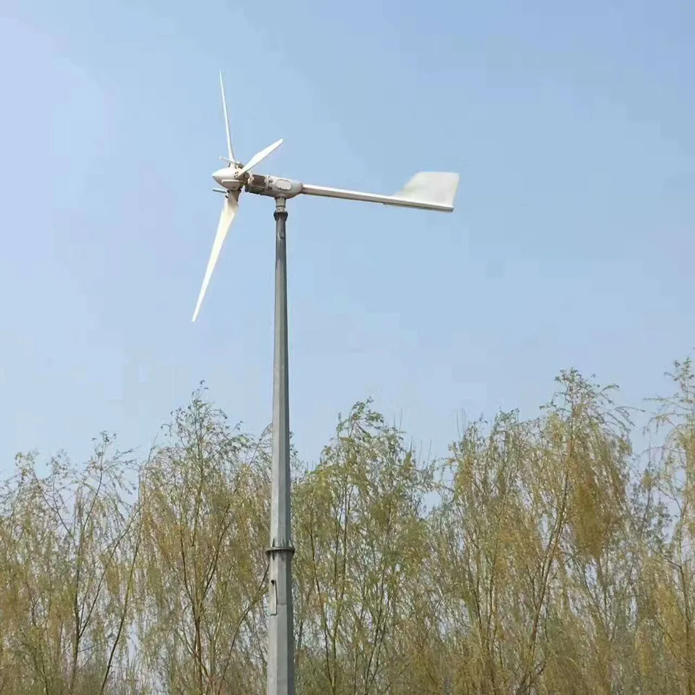 

2000W/2KW 48V/96V Horizontal Wind Turbine Power Generator Wind Mill Yawing For Home Use, For Grid Tie / Off-Grid Use