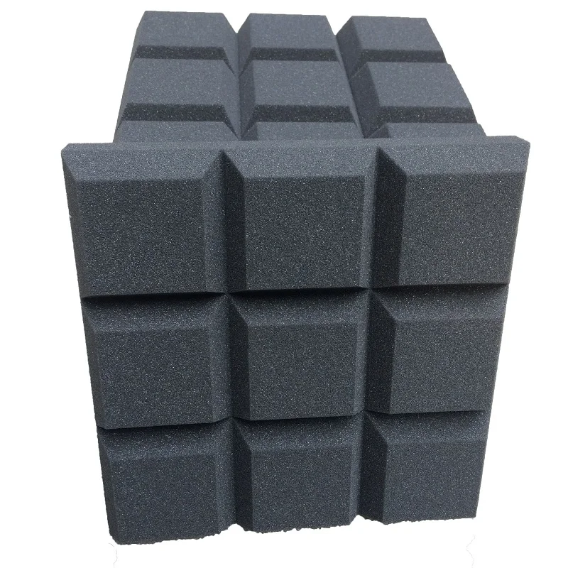 

5PCS Recording Studio Soundproof Foam 30cm X 30cm Sudoku Shape in Black Color Acoustic Panel Sponge