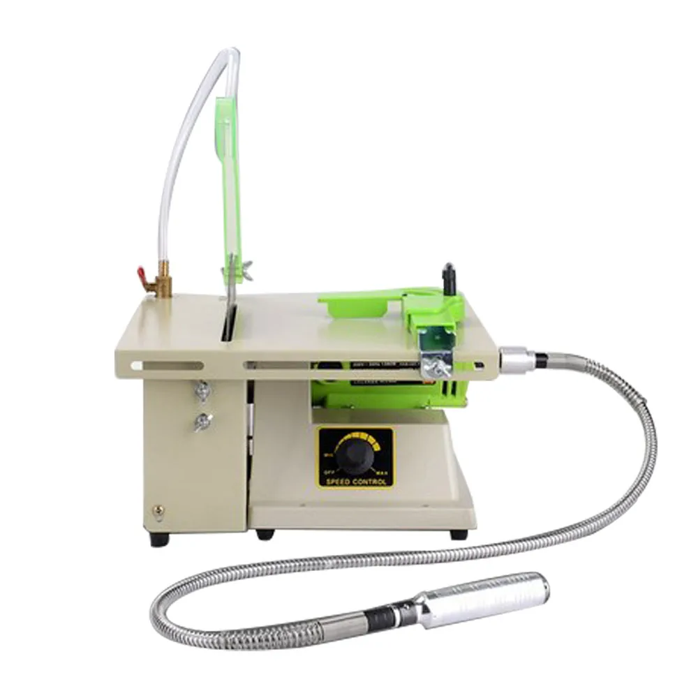 New Multi-function Desktop Mini Stone Polisher Grinding Engraving Jade Cutting Machine DIY Woodworking Table Saw 220V/110V 1380W