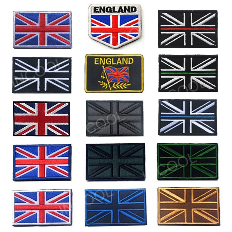 United Kingdom England Scotland Wales Great Britain Embroidery Patch UK Embroidered Patches For Clothing Backpack