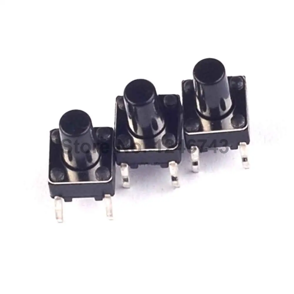 100PCS SMD 6*6*9mm 6X6X9MM Tactile Tact Push Button Micro Switch Momentary