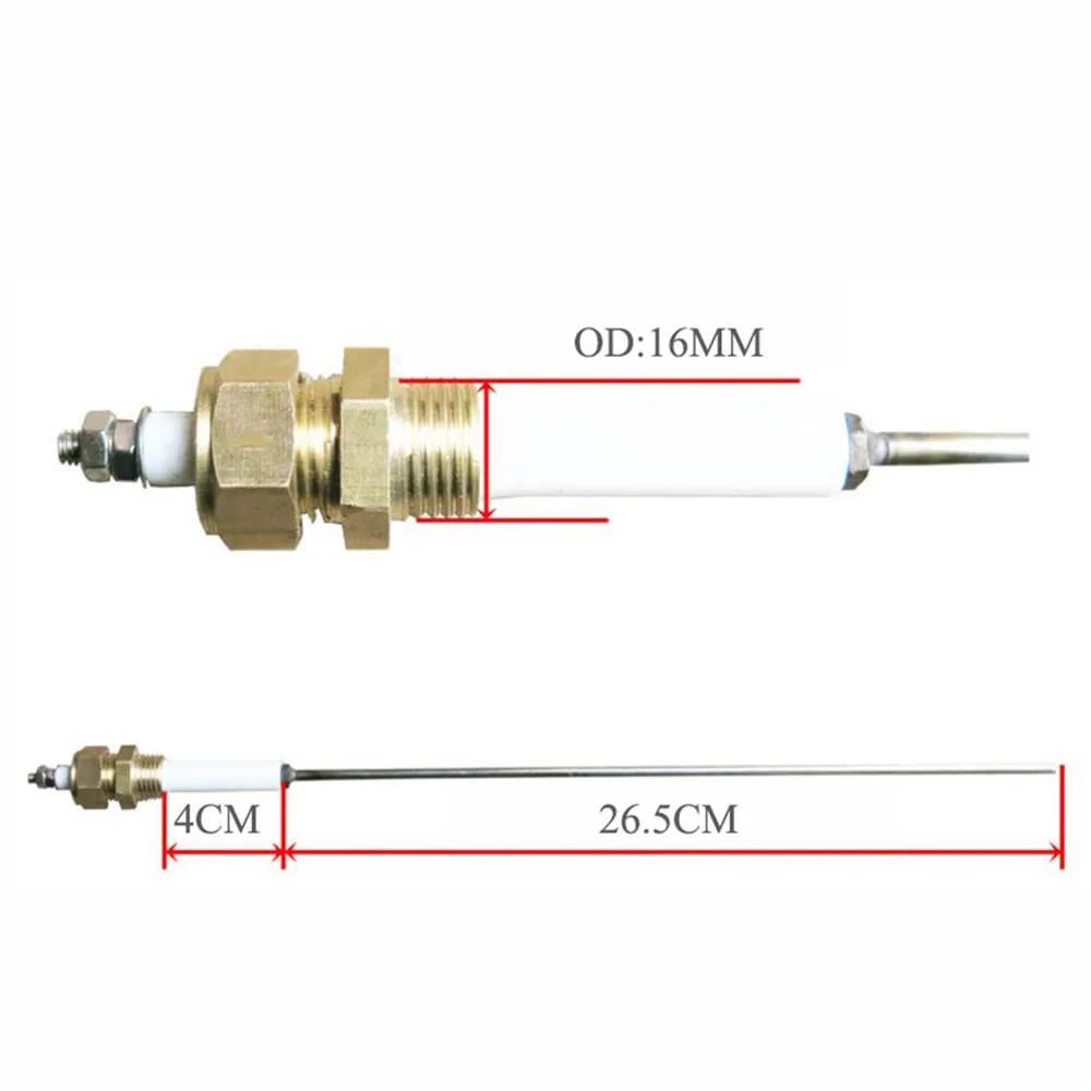 3/8inch High Temperature Resistance Water Level Probe Boiler Electrode Rod For Steam Boilers Water Level Electrode