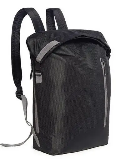 Em estoque ecossistema 90fun leve mochila dobrável saco resistente à água daypack para homem e mulher, 20l, azul/preto h30