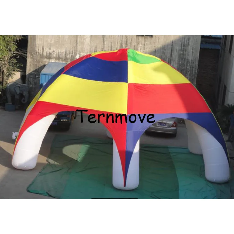 

6m diameter advertising inflatable spider tent,giant air dome tent Event Dome Camping Tents for Party canopy tents