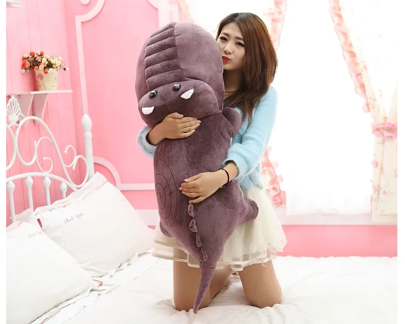 

new lovely plush purple cartoon crocodile toy stuffed crocodile doll gift about 120cm 0443