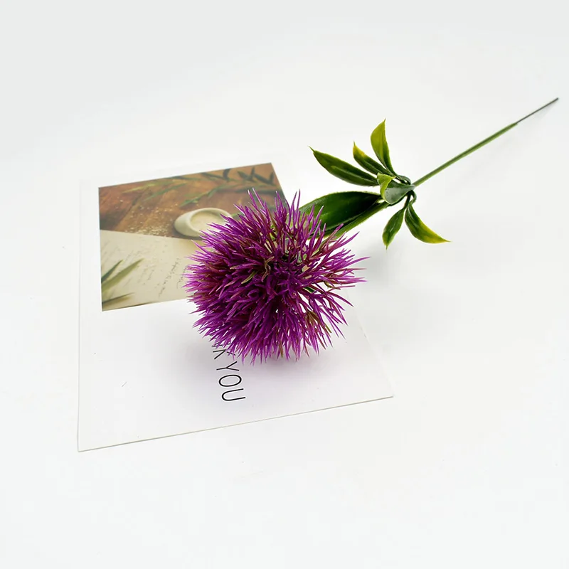 1/3/5 Stücke Grün Löwenzahn Künstliche Blumen 25 cm Kunststoff Gefälschte Blumen Pflanzen Für Wohnkultur Party liefert Hochzeit Dekoration – Detail 6