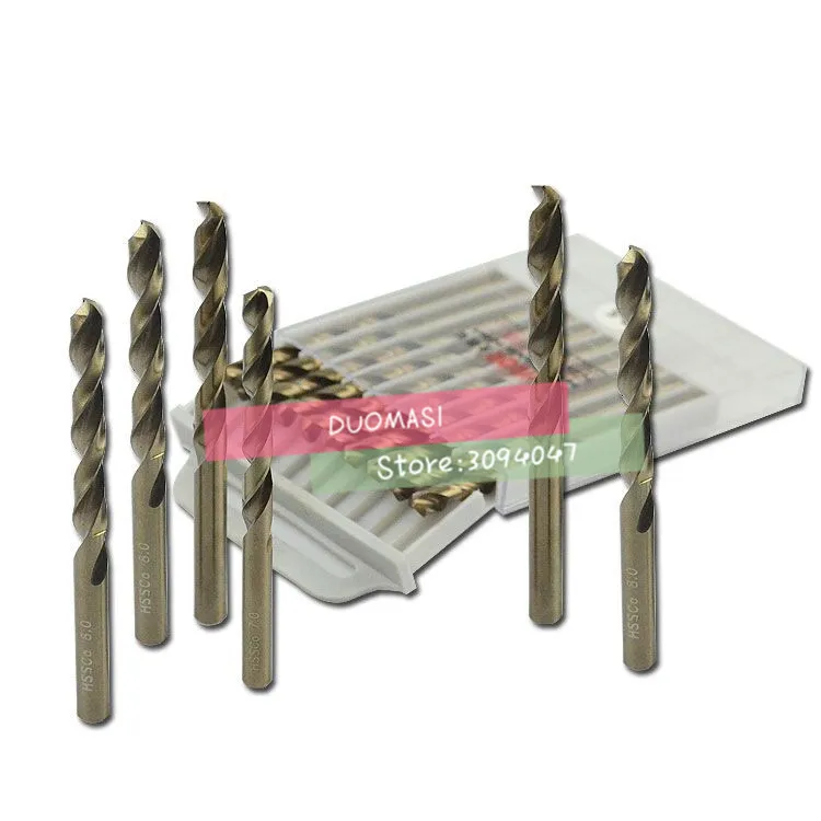 

10 шт. 5,5 мм-8,5 мм HSS-Co цветы конопли M35 кобальтовые сверла Специальные сверла из нержавеющей стали (5,5 мм/6,0 мм/7,0 мм/8,0 мм)