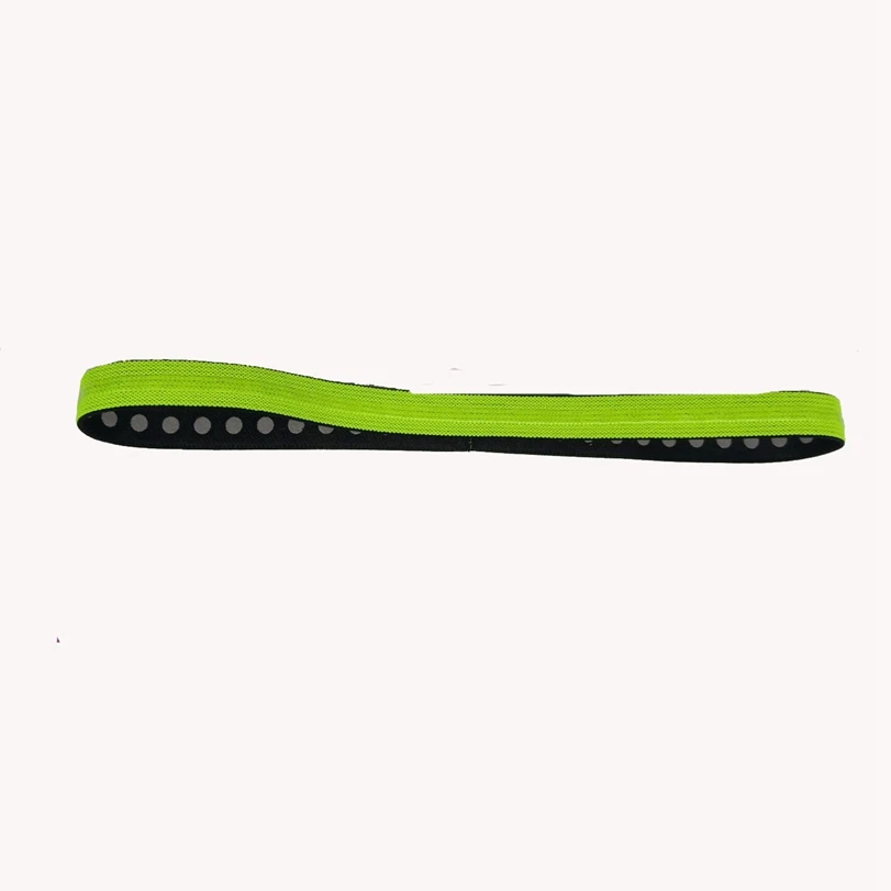 Fluorescent 1Pc Sports Headband Reflective Stretch Elastic Yoga Running Headwrap Hair Band Antiperspirant Tape Bandana