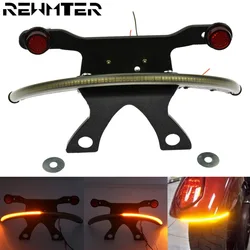 Motorcycle LED Fender Smoke License Turn Signal Tail Light Bar Bracket Lamp For Victory Vegas 2003-2017 High Ball 8 Ball