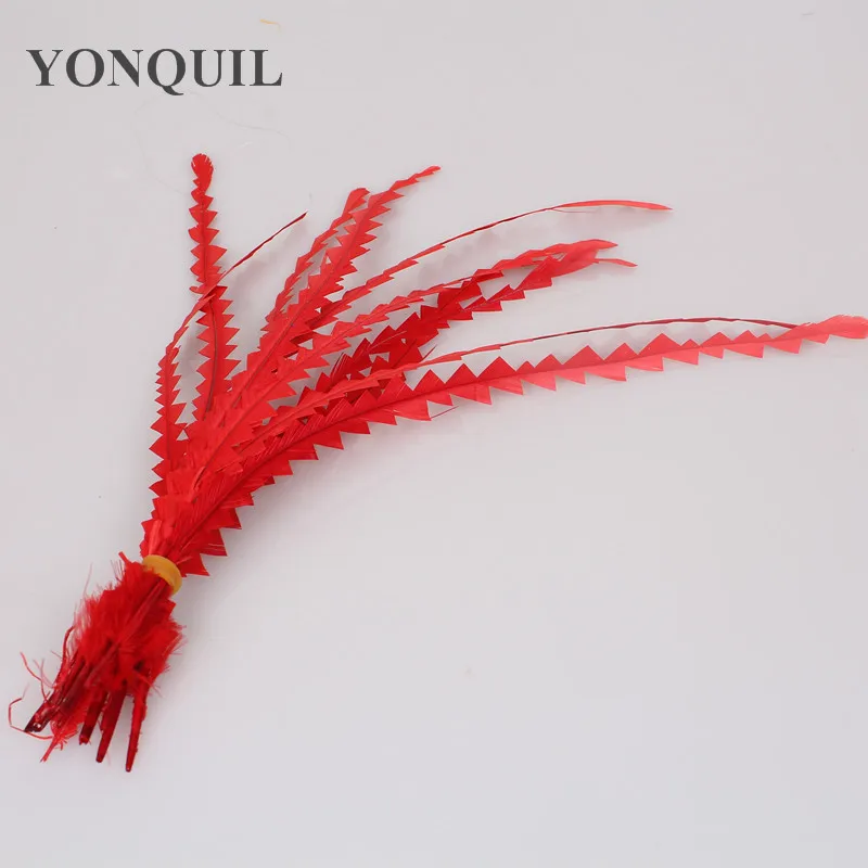 19Colors 25-35Cm Loose Coque Rooster Tail Feather Long Shaped Feathers for DIY Fascinator Hair Accessories Cocktail Church Hats