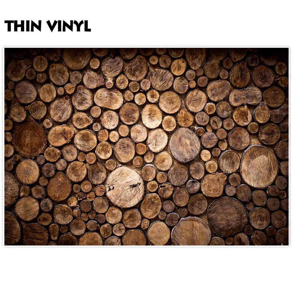 خلفية Funnytree لاستوديو الصور، نسيج الحطب المستدير، ديكور طبيعي عتيق، خلفية تصوير فوتوبوث