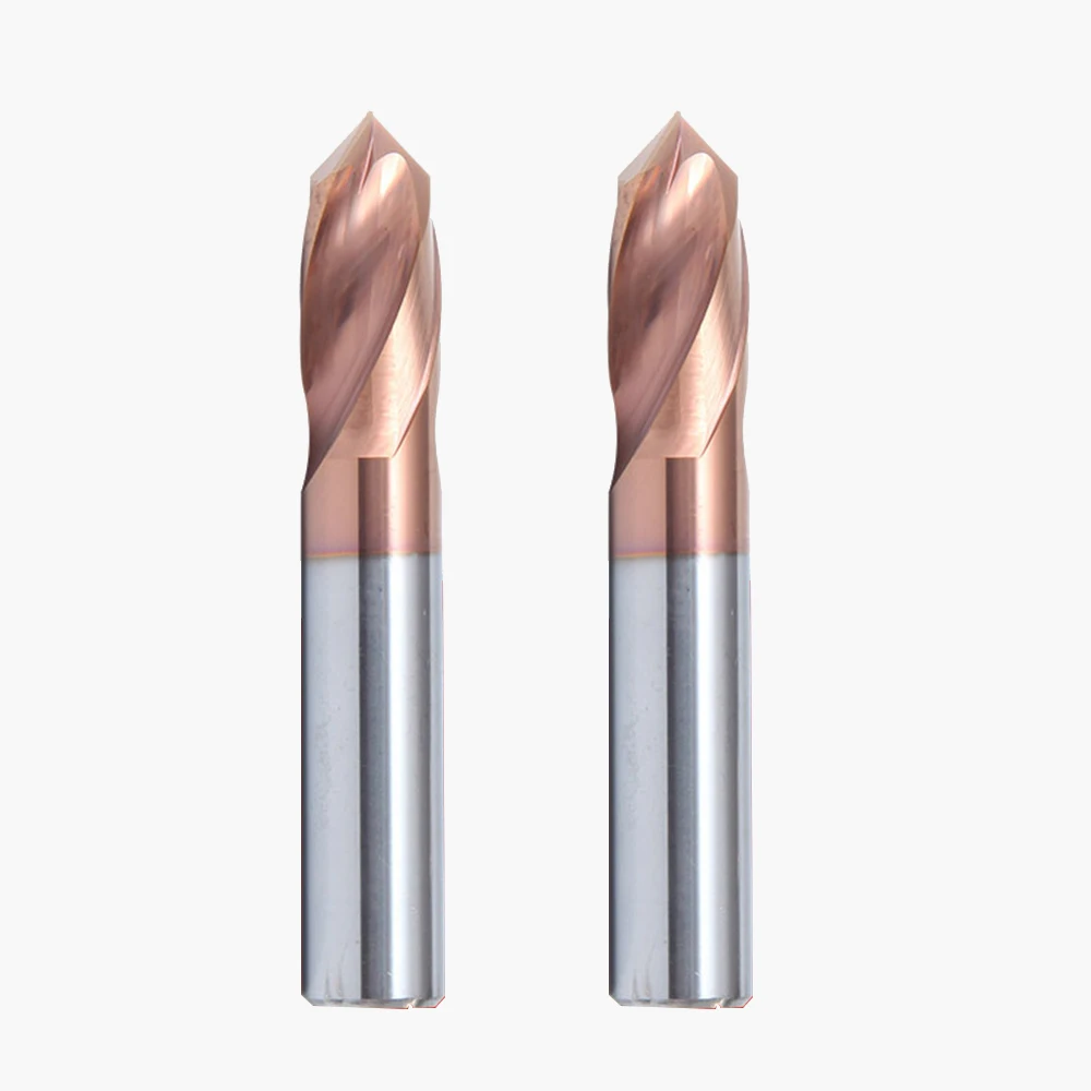 6Mm เหล็กทังสเตน2ขลุ่ย Chamfer End Mill 90องศาทังสเตนสตีล Router Bit เครื่องมือใหม่