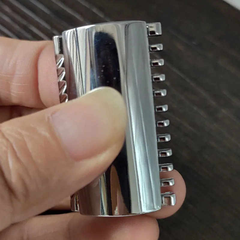 DS silver color Traditional Classic Double Edge Safety Razor head for shaving razor