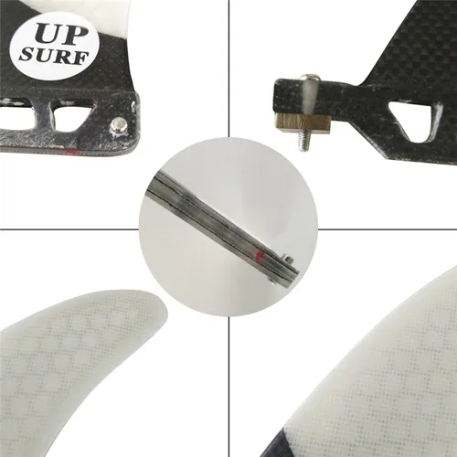 Imagen 2 del producto Tabla de surf de fibra de vidrio de una sola aleta, 6 ""/7""/8 ""/9""