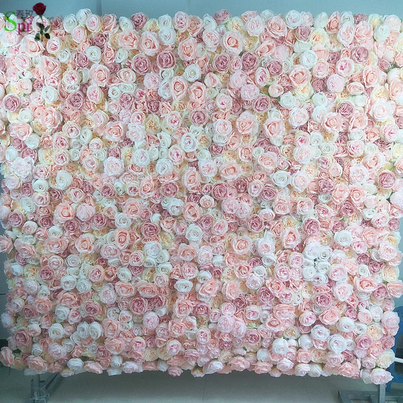 

SPR higher quality 3D Artificial rose peony flower wall wedding backdrop party events artificial flower arrangements