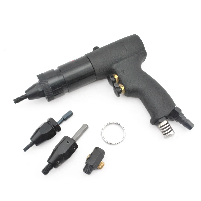 

Pneumatic Riveting Nut Gun M6/M8/M10 Self-locking Pneumatic Riveting Gun Air Rivet Nut Gun Tool HG-0610