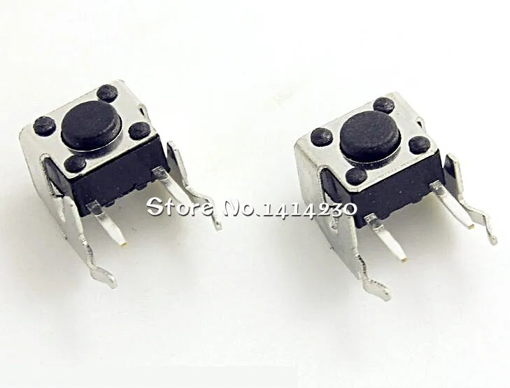 

1000Pcs Tact Switch 6*6*4.3mm Horizontal with Bracket Tactile Push Button Switches 6x6x4.3mm Micro Switch