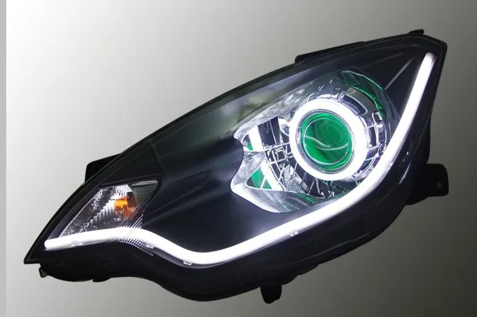 

FREE SHIPPING, CHA MG MG3 ANGEL EYE HEADLIGHT HEADLAMP,WITH DUAL COLOR LED DAYLIGHT,EVIL EYE, BI-XENON PROJECTOR