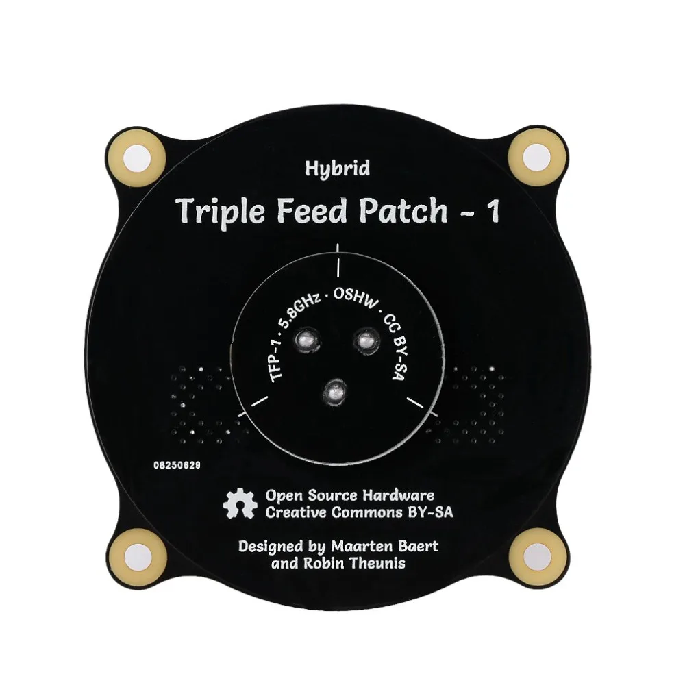 1 Uds. Antena de parche de Triple alimentación de 5,8 GHz antena SMA direccional circularmente polarizada para Rc FPV