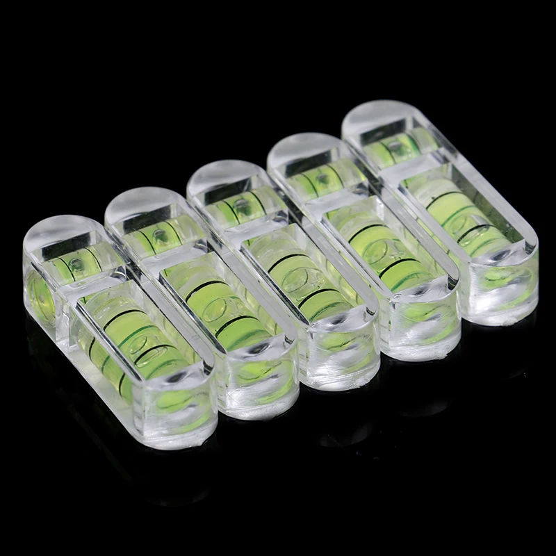 2pcs Spirit Bubble Level Caravan Camping Outdoors Surface Leveler (Mini T-type Bubble Level)