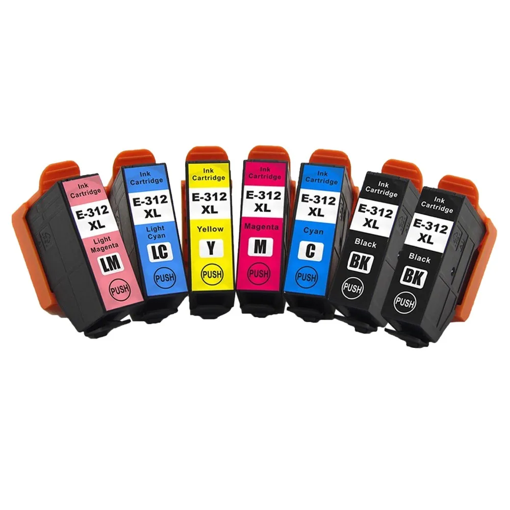 

Compatible ink cartridges 312 312XL E-312XL T-312XL For Expression Photo XP-8500 Expression Photo HD XP-15000 7Pack